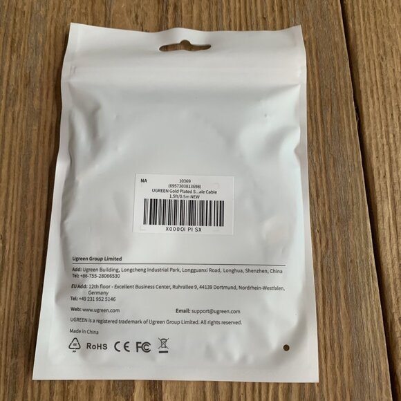 UGREEN USB 3.0 A to A Cable 1.5ft Unopened - Picture 2 of 2